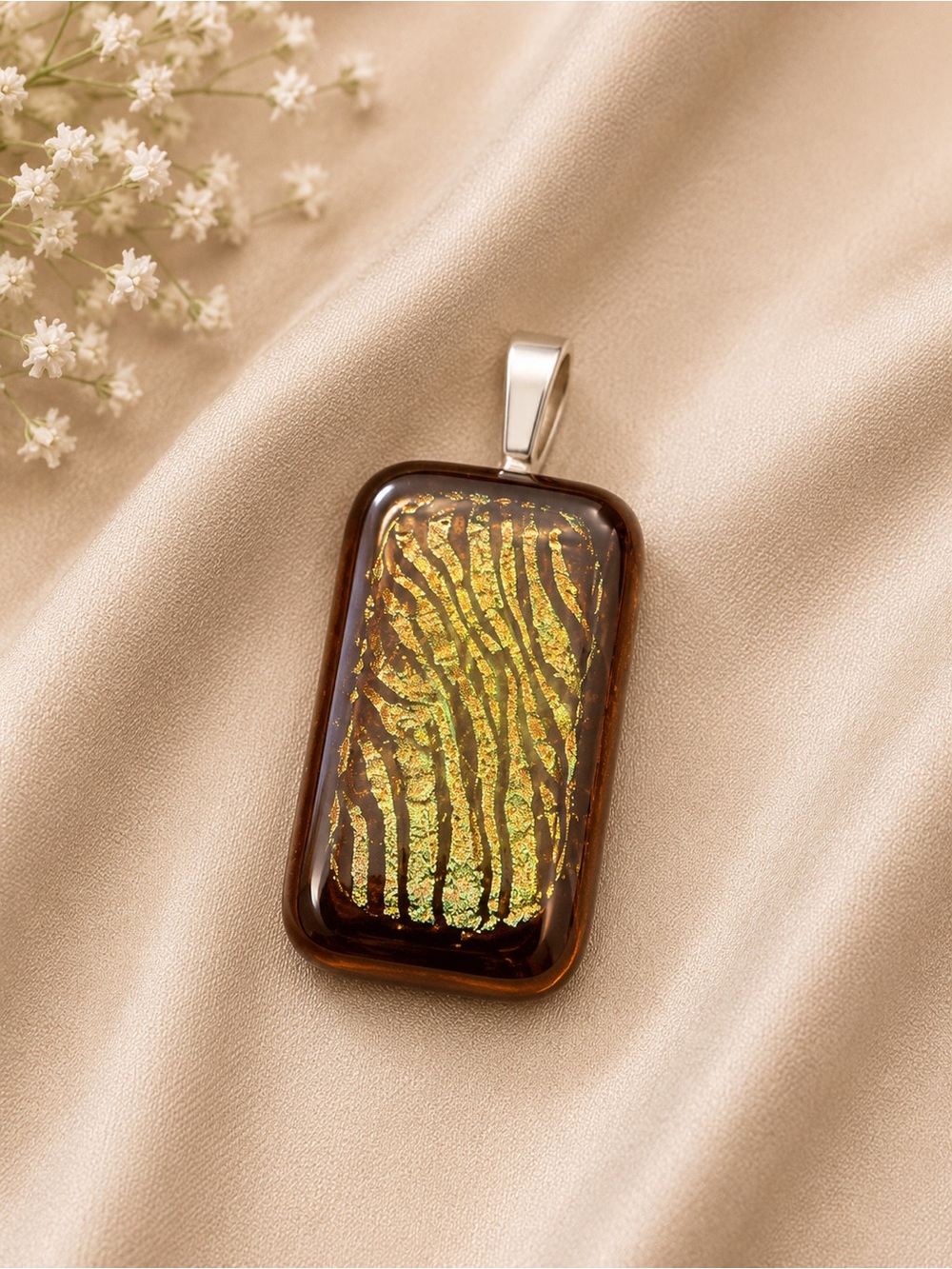 Dichroic Glass Pendant